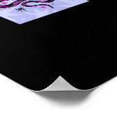 Whimsigoth Schlange Blume Poster (Ecke)