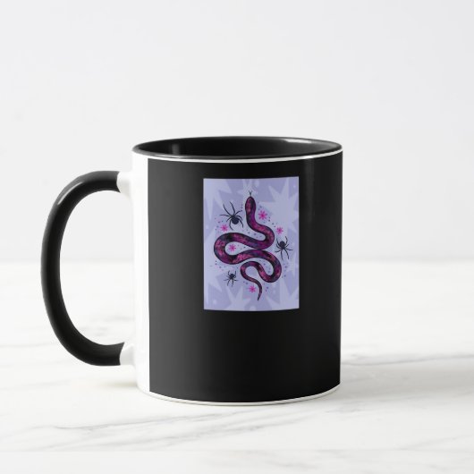 Whimsigoth Schlange Blume Tasse (Links)