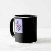 Whimsigoth Schlange Blume Tasse (Vorderseite Links)