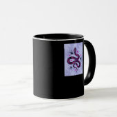 Whimsigoth Schlange Blume Tasse (VorderseiteRechts)