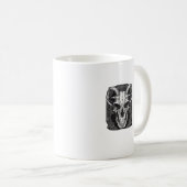 Whimsigoth Skull Gothic Ästhetik Design Classic Kaffeetasse (VorderseiteRechts)