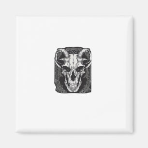 Whimsigoth Skull Gothic Ästhetik Design Classic Magnet