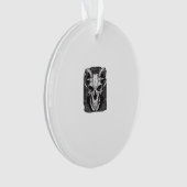 Whimsigoth Skull Gothic Ästhetik Design Classic Ornament (Vorderseite)