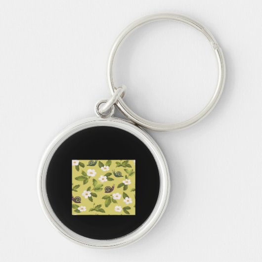 Whimsigoth Snail Classic Schlüsselanhänger (Vorne)