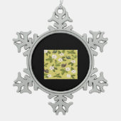 Whimsigoth Snail Classic Schneeflocken Zinn-Ornament (Vorderseite)