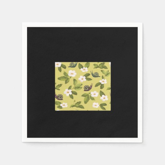 Whimsigoth Snail Classic Serviette (Vorderseite)