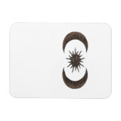 Whimsigoth Sonne und Mond Magnet (Horizontal)