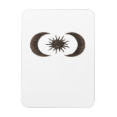 Whimsigoth Sonne und Mond Magnet (Vertikal)