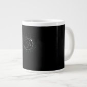 Whimsigoth Starry Night Moon Witchy Classic Jumbo-Tasse (Vorderseite Rechts)