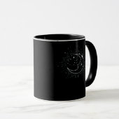 Whimsigoth Starry Night Moon Witchy Classic Tasse (VorderseiteRechts)