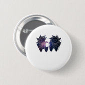 Whimsigoth Starry Night Sun Moon Witchy Classic Button (Vorne & Hinten)