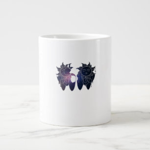 Whimsigoth Starry Night Sun Moon Witchy Classic Jumbo-Tasse