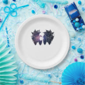 Whimsigoth Starry Night Sun Moon Witchy Classic Pappteller (Party)