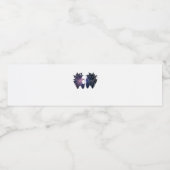 Whimsigoth Starry Night Sun Moon Witchy Classic Wasserflaschenetikett (Einzelnes Label)