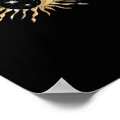 Whimsigoth Sun Moon Space Classic Poster (Ecke)