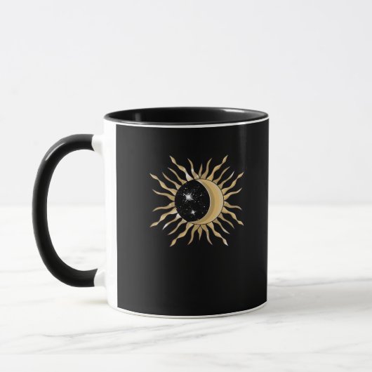 Whimsigoth Sun Moon Space Classic Tasse (Links)