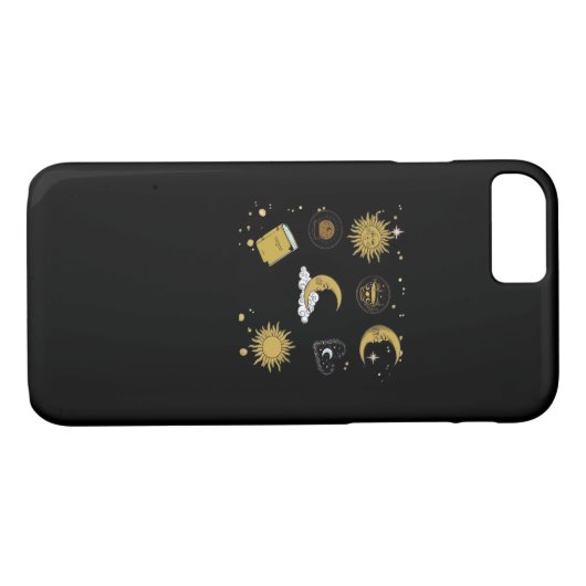 Whimsigoth Sun Moon Witchy Classic Case-Mate iPhone Hülle (Rückseite (Horizontal))