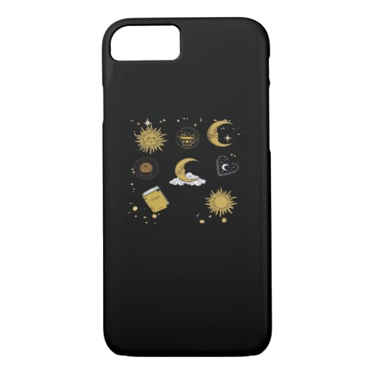 Whimsigoth Sun Moon Witchy Classic Case-Mate iPhone Hülle (Rückseite)