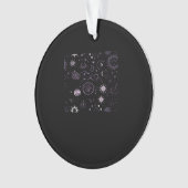 Whimsigoth Sun Moon Witchy Classic Ornament (Vorderseite)