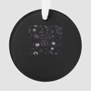 Whimsigoth Sun Moon Witchy Classic Ornament