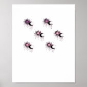 Whimsigoth Sun Moon Witchy Poster (Vorne)