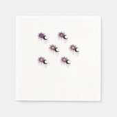 Whimsigoth Sun Moon Witchy Serviette (Vorderseite)