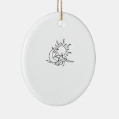 Whimsigoth Sun Sea Witchy Keramik Ornament (Rechts)