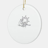 Whimsigoth Sun Sea Witchy Keramik Ornament (Links)