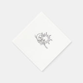 Whimsigoth Sun Sea Witchy Serviette (Ecke)