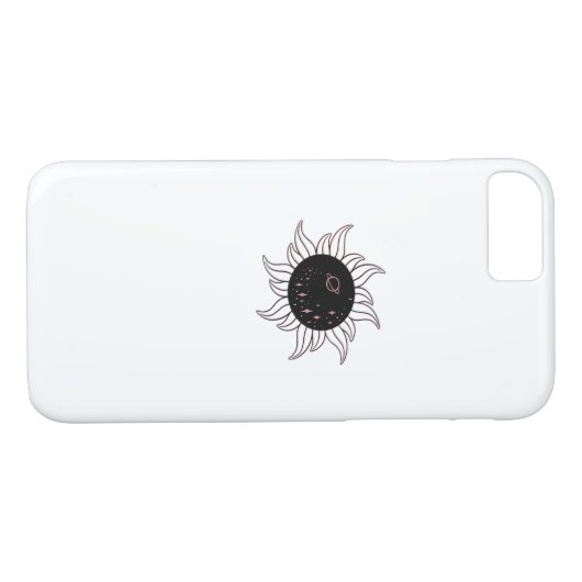 Whimsigoth Sun Space Mountains und Sonnenuntergang Case-Mate iPhone Hülle (Rückseite (Horizontal))