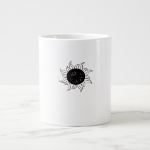 Whimsigoth Sun Space Mountains und Sonnenuntergang Jumbo-Tasse