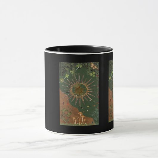 Whimsigoth Swirl Poster Tasse (Zentrum)