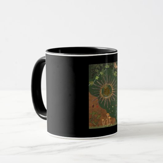 Whimsigoth Swirl Poster Tasse (Vorderseite Links)