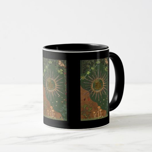 Whimsigoth Swirl Poster Tasse (VorderseiteRechts)
