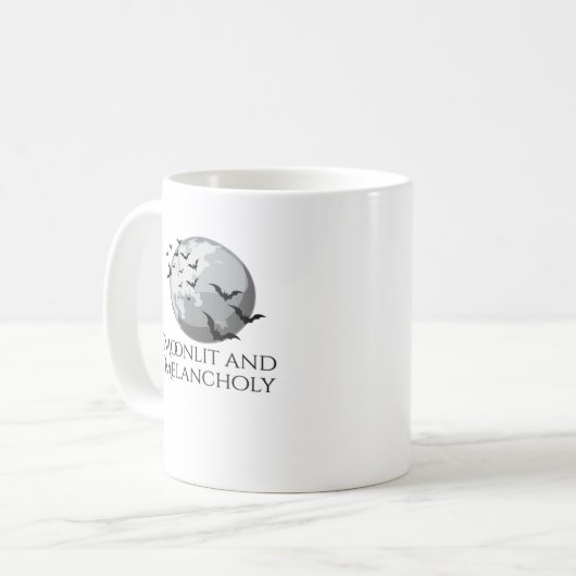 Whimsigoth Tinte - Mystische Wälder, Monde & Magie Kaffeetasse (Vorderseite Links)