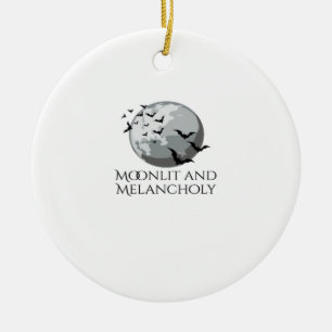 Whimsigoth Tinte - Mystische Wälder, Monde & Magie Keramik Ornament