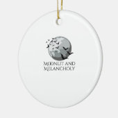 Whimsigoth Tinte - Mystische Wälder, Monde & Magie Keramik Ornament (Links)