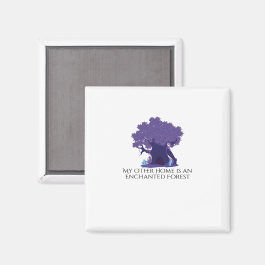 Whimsigoth Tinte - Mystische Wälder, Monde & Magie Magnet (Vorderseite/Rückseite)