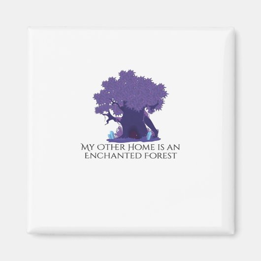 Whimsigoth Tinte - Mystische Wälder, Monde & Magie Magnet (Vorne)