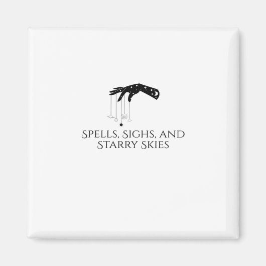 Whimsigoth Tinte - Mystische Wälder, Monde & Magie Magnet (Vorne)