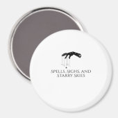 Whimsigoth Tinte - Mystische Wälder, Monde & Magie Magnet (Vorderseite/Rückseite)