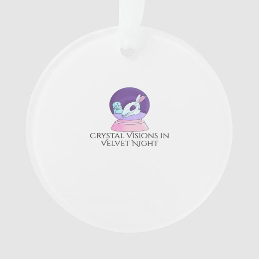 Whimsigoth Tinte - Mystische Wälder, Monde & Magie Ornament (Vorderseite)