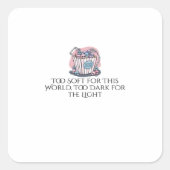 Whimsigoth Tinte - Mystische Wälder, Monde & Magie Quadratischer Aufkleber (Vorderseite)