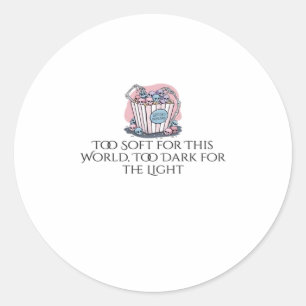 Whimsigoth Tinte – Mystische Wälder, Monde & Magie Runder Aufkleber