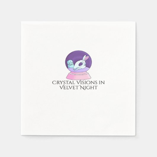 Whimsigoth Tinte - Mystische Wälder, Monde & Magie Serviette (Vorderseite)