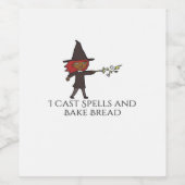 Whimsigoth Tinte - Mystische Wälder, Monde & Magie Weinetikett (Einzelnes Label)