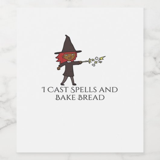 Whimsigoth Tinte - Mystische Wälder, Monde & Magie Weinetikett (Einzelnes Label)