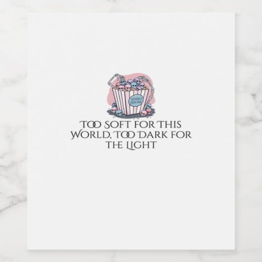 Whimsigoth Tinte - Mystische Wälder, Monde & Magie Weinetikett (Einzelnes Label)