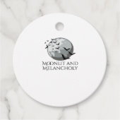 Whimsigoth Tinte - Mystische Wälder, Mondmagic Cla Geschenkanhänger (Vorderseite)