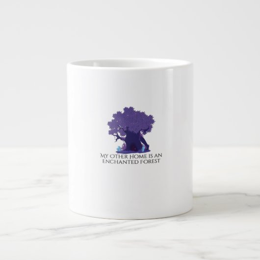 Whimsigoth Tinte - Mystische Wälder, Mondmagic Cla Jumbo-Tasse (Vorderseite)